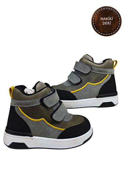 şenler bebe world kids Baby, Children's Boots Genuine Leather Orthopedic Sole, Soft Lining, Breathable