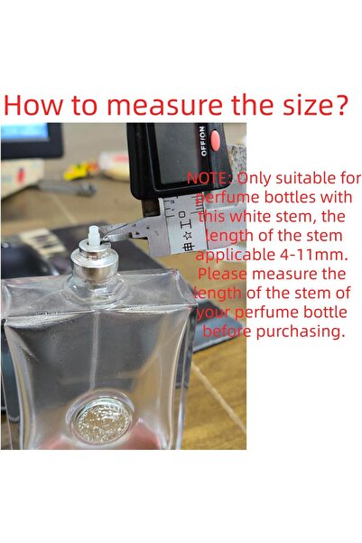 MUB Perfume Refill Pump Kit – Extraction & Injection Adapters with 2×10ml Syr...