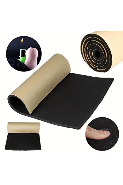 BantMarketim Araç İçi Kauçuk Sünger 6mm 100cmx100cm Kendinden Yapışkanlı Süng...