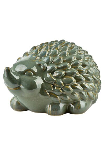 MONDEX Figurină arici din ceramică MAVE GREEN, 23x16x14 cm, verde