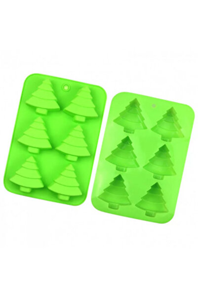 adhoreca Silicone Mold 6 Christmas Trees