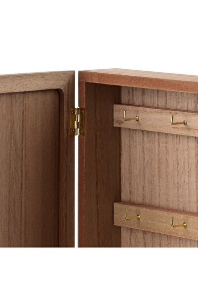 MONDEX key box, 26x20x5.5cm, Moroccan design, 6 hooks, wood