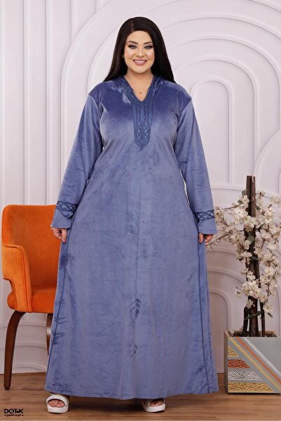 Generies High-quality Moroccan velvet jalabiya with a stunning design