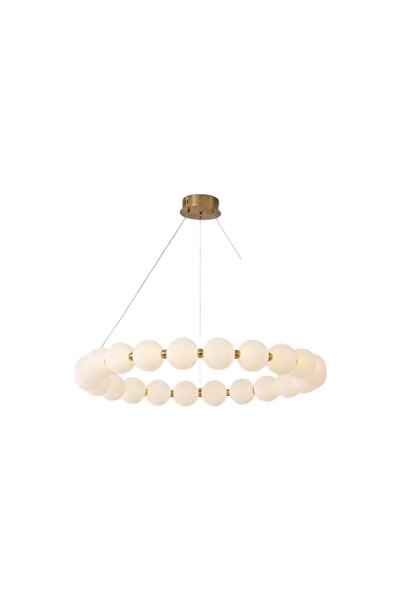 Cristalin Aydınlatma İnci Model Sarkıt Avize 55 cm