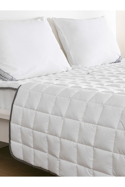 homewell 100% Pure English Wool Hypoallergenic Washable Single Premium Quilt White