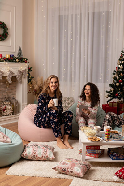 CALİA Жіночий м'який флісовий піжамний комплект з плюшевою підкладкою, новий сезон