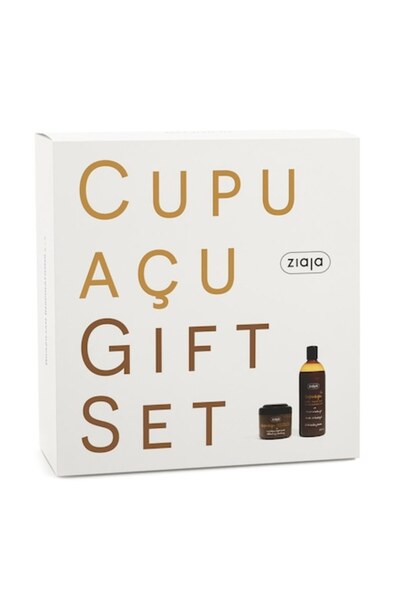 Ziaja Set Cupuaçu: Scrub corporal cu zahăr cristal 200ml + Gel de duș cu cris...