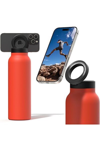 Ringo Insulated Water Bottle with Magnetic Phone Mount