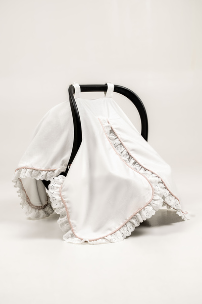 Bebezade Fistolu Simli Piped Baby Stroller Cover