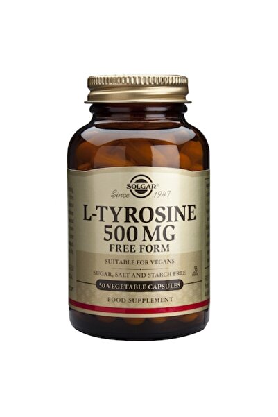 Solgar L-Tirozină 500 mg Solgar, 50 capsule (supliment alimentar)