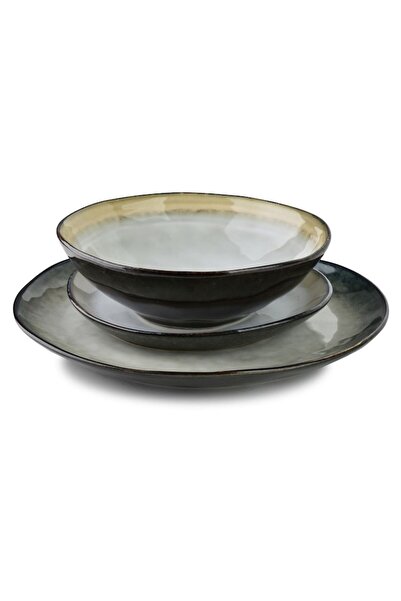 MONDEX BASIC NATURE Dinner Plate 28x28x2.6cm, beige, ceramic