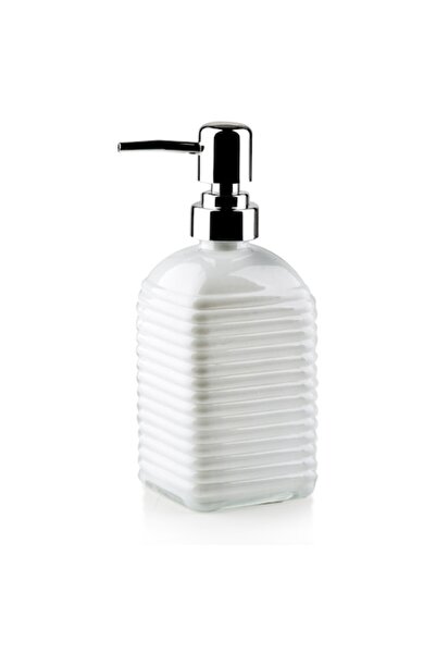 MONDEX KYLE Liquid Soap Dispenser, Glass, White