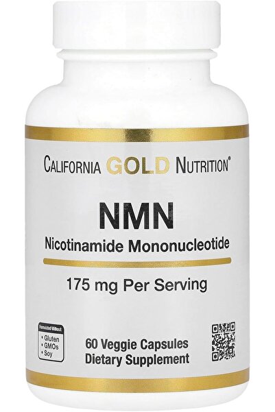 California Gold Nutrition , NMN, 175 mg, 60 Veggie Capsules