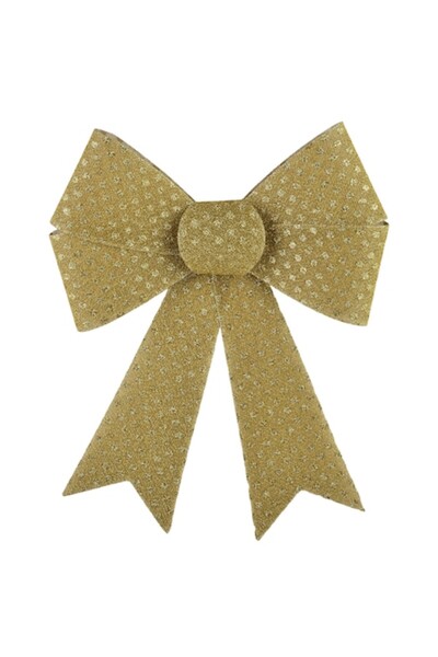 Mondex Since 1986 Fundă de Crăciun SANTA LILA, aurie, 28x33 cm