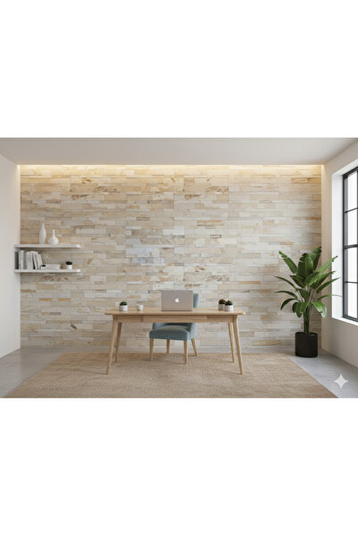Studio Design Panel 3D Flexible Slate Malta Stones 15×60 cm with Self-adhesive
