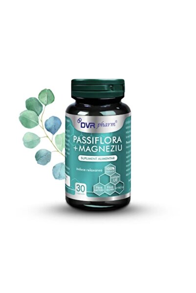 DVR Pharm Supliment alimentar relaxant cu Passiflora și Magneziu, 30 capsule
