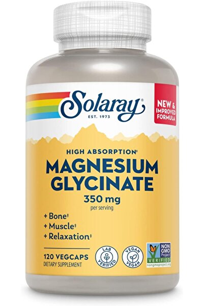 Solaray جليسينات المغنيسيوم مع بيوبيرين - تركيبة عالية الامتصاص