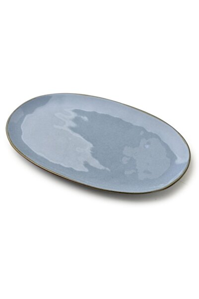 MONDEX BASIC NATURE Oval Platter 37 x 22.5 cm, Ceramic,