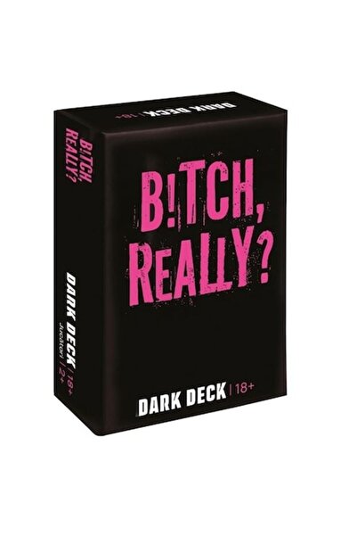 As Dark Deck Card Game 'Bitch Really' for Adults