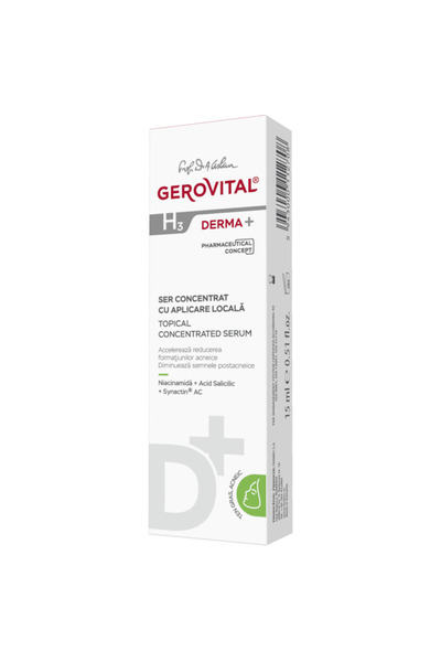 GEROVITAL H3 Derma+ Local Application Concentrated Serum, 15 ml