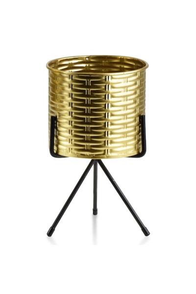 MONDEX Ghiveci și suport Oslonka L, 18x15 cm, înălțime 21,5 cm, multicolor