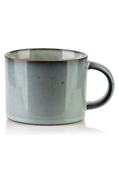 MONDEX Cană BASIC NATURE, ceramică, design minimalist, culoare, 13x10x7.5cm, 350ml