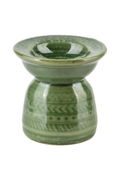 MONDEX Difuzor de aromaterapie ceramic, verde, 7,8 x 6 x 7,5 cm