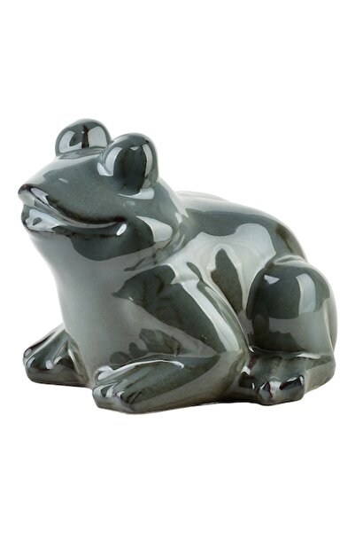 MONDEX Figurină broască ceramică MAVE BLUE, 16x15,5x13 cm, albastră, decorativă