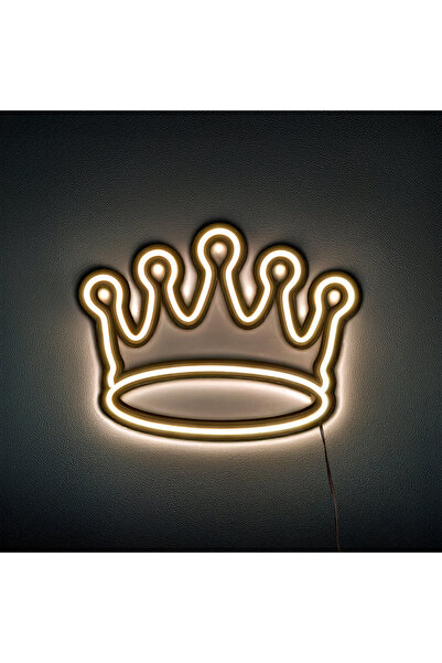 Cata KRAL TACI 3D BASKI NEON LED