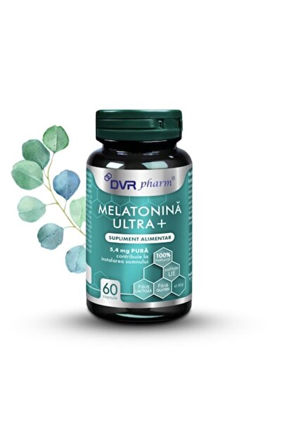 DVR Pharm Melatonină Ultra+ 5,4 mg pură 60 capsule,