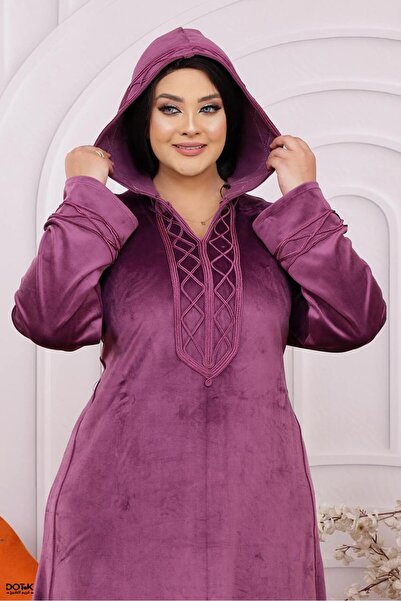 Generies High-quality Moroccan velvet jalabiya with a stunning design