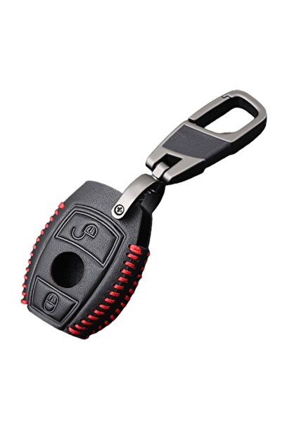 OEM Husă cheie din piele ecologică pentru Mercedes CLA A180 A200 A260 AMG cu 2 butoane
