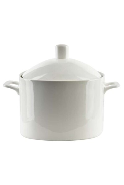 MONDEX BASIC soup tureen 2.5L porcelain white 26.5x17x19cm