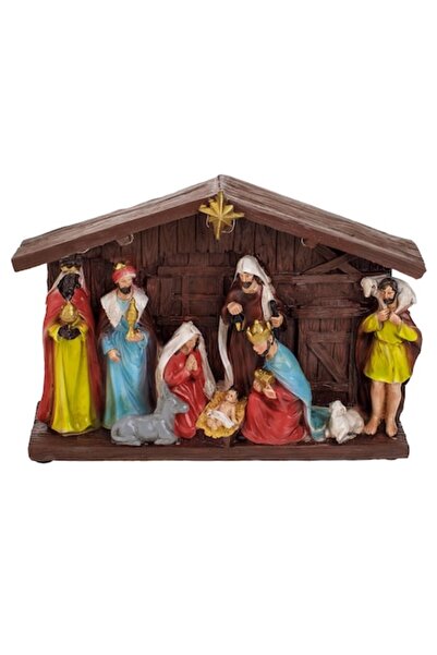 OEM Christmas Nativity Manger with LED, 39x9x22 cm