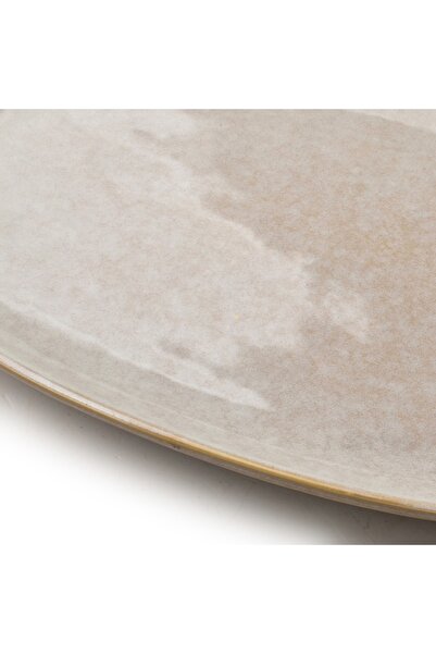 MONDEX Oval platter BASIC NATURE, ceramic, 40x24 cm, , set