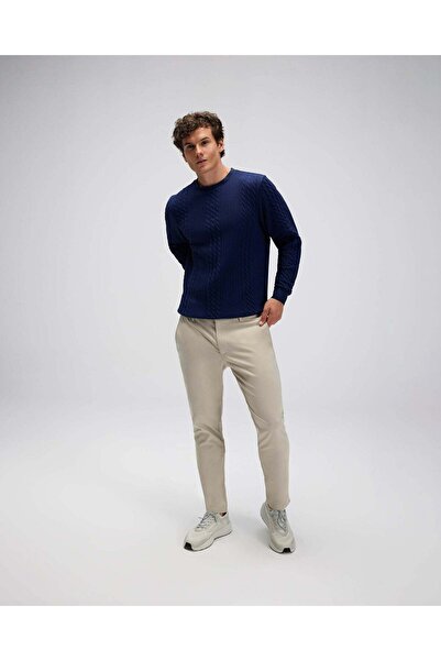 Ellesse EM623-NV Ανδρικό πουλόβερ σε μπλε ναυτικό χρώμα