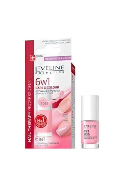 Eveline Cosmetics Nail Therapy 6 in 1 Rose