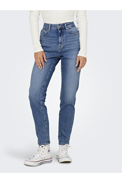 ONLY High Waist Narrow Leg Onlemily Jeans - Stretch Cotton Regular Fit Jeans 15283925