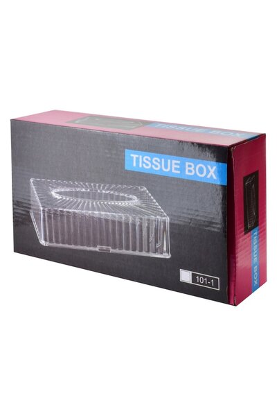 MONDEX BEA Napkin Holder, 26x15x6.5 cm, Transparent