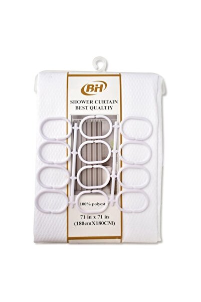 Bathlab Perdea de duș Zac White 180x180 cm