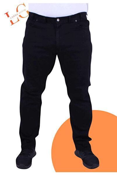 LORDA GİYİM Men's Jeans Pants Oversized Big Size Super Oversized Lycra High Waist Wide Fit