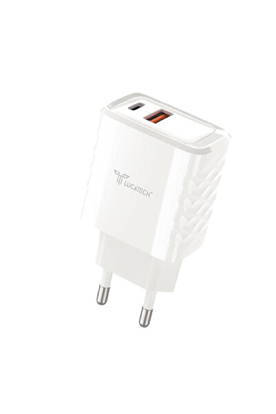Lucatech iPhone 17 / 17 Air / 17 Pro / 17 Pro Max uyumlu 40W Hızlı Şarj Adaptörü