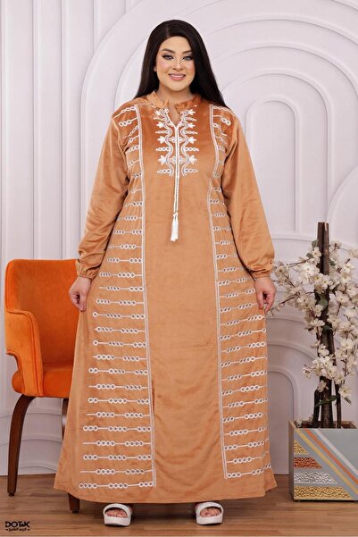 Generies High quality velvet Arabic jalabiya with a wonderful design