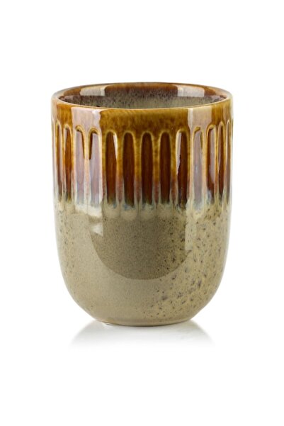 MONDEX Cană fără mâner BASIC NATURE, ceramică, colorată, 300ml, 8x6x10cm