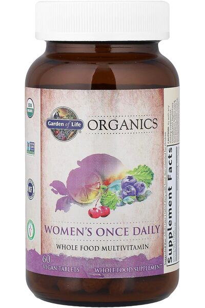 GARDEN OF LIFE mykind Organics Women's Once Daily Multivitamin, 60 Count