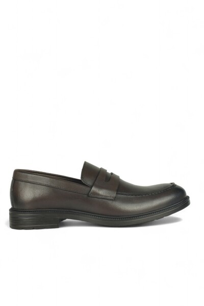 Erkan Kaban 141100 232 Ανδρικά καφέ δερμάτινα κλασικά παπούτσια σε μεγάλα και...