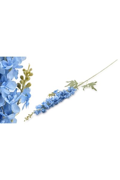 MONDEX Plantă artificială Viridis Larkspur (Delphinium), 88 cm, verde