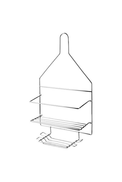 Bathlab Raft de baie CARL SILVER, cu 2 niveluri, metal, argintiu, 23 x 9,5 x ...