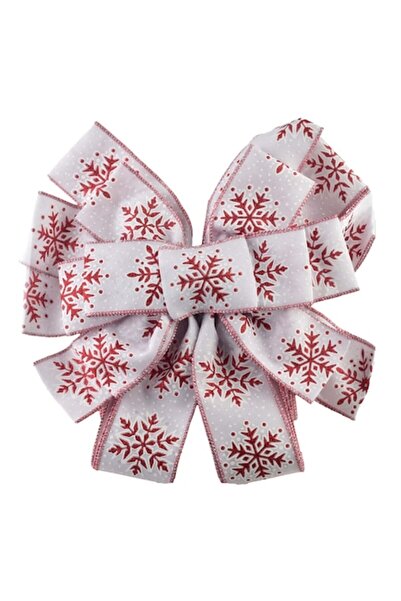 MONDEX Fundă decorativă de Crăciun SANTA LILA, 32x130 cm, alb/roșu