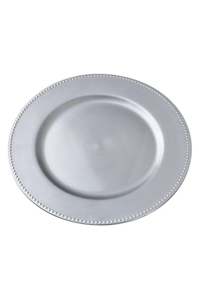 MONDEX BLANCHE SILVER decorative plate, Mondex, 33x1.5 cm, silver